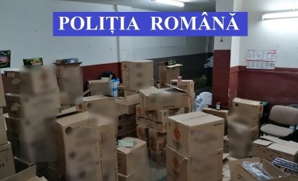 Polițiștii bucureșteni au descoperit 3.000 de kilograme de articole pirotehnice în urma unui flagrant organizat în Sectorul 2