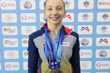 Românca Ana Bărbosu, patru medalii de aur la Europenele de gimastică pentru junioare