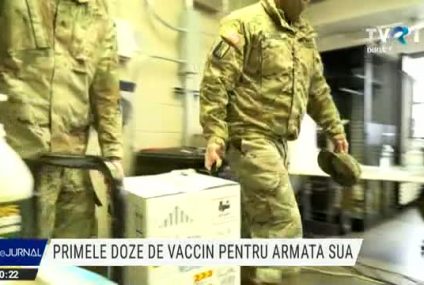 Statele Unite au început vaccinare anti-COVID a militarilor