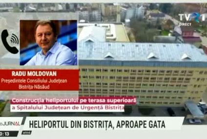 Lucrările la heliportul din Bistrița-Năsăud sunt aproape finalizate