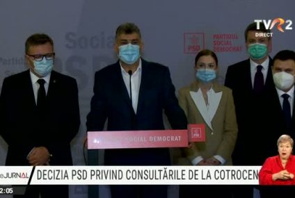 Marcel Ciolacu: Am luat decizia să nu mergem la consultările cu preşedintele Klaus Iohannis. PSD va intra total în opoziție