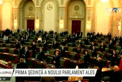 Prima ședință a noului Parlament ales. Dispute în prima zi și controverse privind purtarea măștii