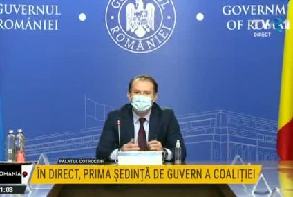 Prima ședință a noului cabinet. Florin Cîțu: Va fi o guvernare stabilă si de lungă durată. Miercurea viitoare avem şedinţă de guvern