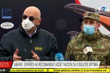 Raed Arafat, la sosirea primelor doze de vaccin: Asistăm la un moment istoric, lumea a găsit o soluţie. Dr. Gheorghiţă: A doua tranşă de vaccin ar putea sosi pe 28 decembrie