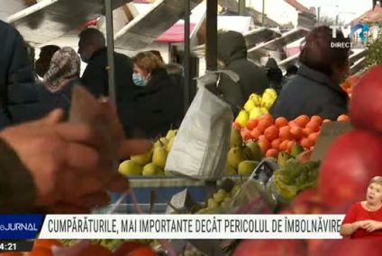 Cumpărăturile, mai importante decât pericolul de îmbolnăvire