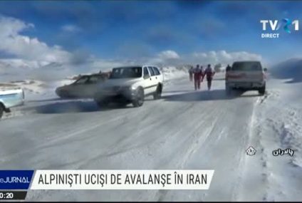 Zece alpiniști au murit într-o avalanșă în Iran, iar șapte membri ai echipajului unei nave comerciale sunt dați dispăruți în Golful Persic