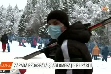 Zăpadă proaspătă și aglomerație pe pârtii