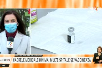 Imunizarea cadrelor medicale decurge foarte bine în județul Timiș. Până la sfârșitul anului vor fi vaccinate încă 1000 de persoane, pe lângă cele 415 imunizate înainte de Crăciun