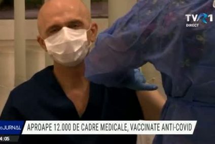 Aproape 12 mii de cadre medicale au fost vaccinate anti covid în România