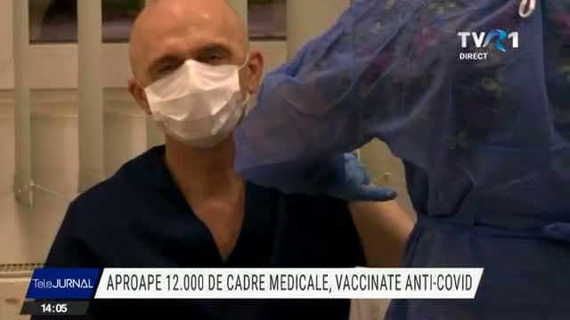 aproape-12-mii-de-cadre-medicale-au-fost-vaccinate-anti-covid-in-romania