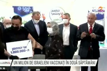 Un milion de israelieni au fost vaccinați în două săptămâni. Este a treia perioadă de carantină generală