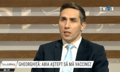 Col. dr. Valeriu Gheorghiță, la Tema zilei: Vaccinarea populației ar putea debuta la sfârșitul lunii martie, începutul lunii aprilie. Capacitatea de vaccinare va fi de peste 140 de mii de persoane pe zi