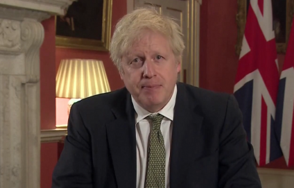 Premierul britanic, Boris Johnson, anunță revenirea la „lockdown”