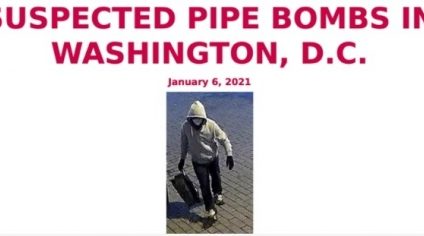 FBI oferă o recompensă de 50.000 de dolari pentru informaţiile despre bombele artizanale depistate la Washington în timpul asaltului asupra Capitoliului