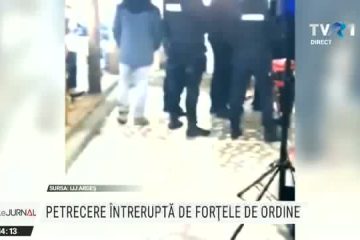 Argeș: Botez întrerupt de forțele de ordine
