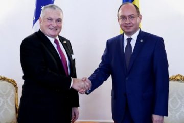 Ambasadorul SUA la București își încheie mandatul. Întâlnire cu ministrul Afacerilor Externe, Bogdan Aurescu