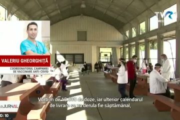 Prima tranşă de vaccin anti covid de la Moderna va sosi miercuri în România, anunță dr. Valeriu Gheorghiţă, coordonatorul campaniei naţionale de vaccinare