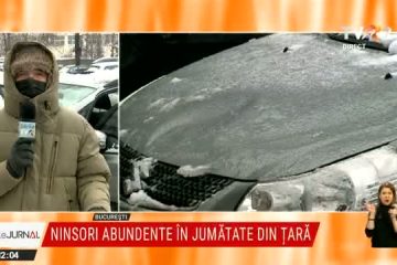 Ninsori până miercuri în toată țara. În a doua jumătate a săptămânii vremea va deveni rece, local geroasă