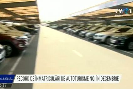 Piața auto: Record de înmatriculări de autoturisme noi, în decembrie