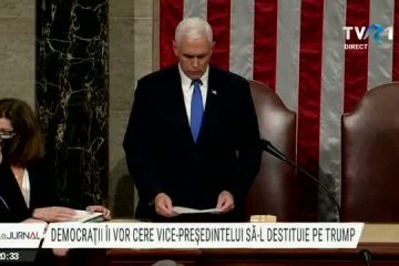 SUA: Democrații îi vor cere vicepreședintelui Mike Pence să-l destituie pe Donald Trump