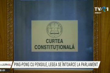 ACTUALIZARE Curtea Constituțională a admis sesizarea de neconstituționalitate a guvernului privind creșterea cu 40% a pensiilor. Legea se întoarce în Parlament