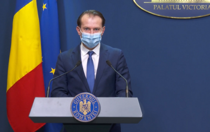 Premierul Florin Cîțu: Sper ca ordonanța privind finanțarea centrelor de vaccinare să fie gata până vineri