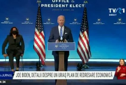 Joe Biden, detalii despre un uriaș plan de redresare economică – 1,9 trilioane de dolari