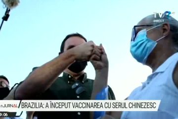 Brazilia a început vaccinarea anti-COVID cu serul chinezesc Sinovac. Președintele Bolsonaro refuză vaccinarea