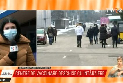 Centrele de vaccinare de la Romexpo, deschise cu întârziere