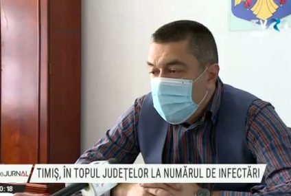 Localități rămase în scenariul roșu. Județul Timiș ajunge este pe locul întâi în țară la incidența cazurilor de infectare