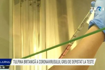 Tulpina britanică a coronavirusului, greu de depistat la teste. În România, doar trei laboratoare le pot face
