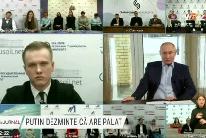 Vladimir Putin, despre presupusul său palat somptuos: Nici mie, nici rudelor mele apropiate nu ne aparține și nici nu ne-a aparținut vreodată