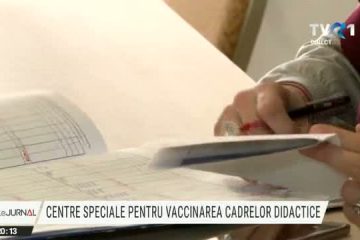 Vor fi deschise centre speciale pentru vaccinarea cadrelor didactice