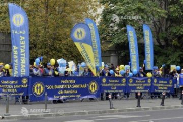 Federaţia ”Solidaritatea Sanitară” organizează proteste în faţa Ministerelor Sănătăţii, Muncii şi la sediile PNL şi USR