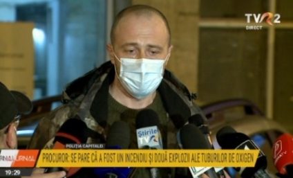 Procuror, despre incendiul de la Spitalul Matei Balș: Este posibil să fi fost două explozii ale unor tuburi de oxigen, după izbucnirea incendiului. Nu excludem nicio ipoteză