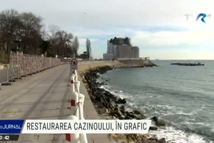 Lucrările de restaurare și conservare a Cazinoului din Constanţa sunt în grafic