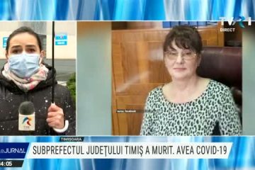 DOLIU LA PREFECTURA TIMIȘ: Subprefectul Elena Popa, infectată cu coronavirus, a decedat la spital