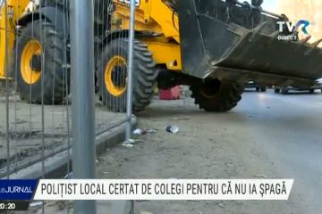 „Oprește-te, fă-ți treaba în altă parte. Lasă-l pe ăsta în pace”. Polițist local de la Sectorul 1, certat de colegi pentru că nu ia șpagă