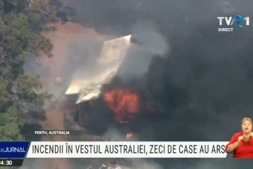 Incendii de vegetație în Vestul Australiei