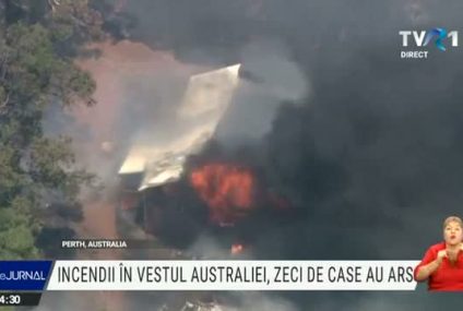 Incendii de vegetație în Vestul Australiei