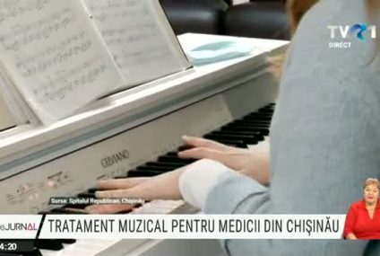 Cu o melodie treci mai uşor peste o maladie | Concerte de muzică clasică dedicate medicilor aflați în linia întâi la Spitalului Clinic Republican „Timofei Moșneaga” din Chişinău