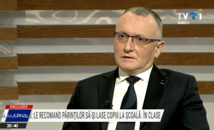 Ministrul Educației, la TVR: Dacă doi elevi în aceeași clasă sunt depistați pozitiv, activitatea în acea clasă se suspendă 14 zile. Dacă mai mult de două cadre didactice sunt depistate, se suspendă activitatea școlii