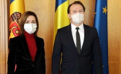 Premierul Florin Cîţu a avut o întâlnire cu preşedintele Republicii Moldova Maia Sandu