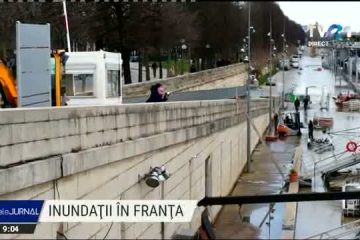 Franța: Ploi și inundații. La Paris, nivelul Senei a depășit 4 metri