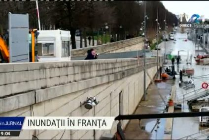 Franța: Ploi și inundații. La Paris, nivelul Senei a depășit 4 metri