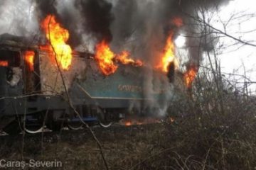 Circulaţia trenurilor între Bucureşti şi Budapesta, afectată după un incendiu la o locomotivă. Călătorii de pe această rută au fost transbordați cu mijloace auto