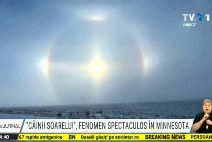 „Câinii Soarelui”, fenomen natural rar și spectaculos, pe cerul din Minnesota