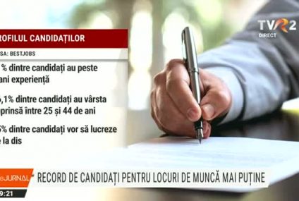 Record de candidați pentru locuri de muncă mai puține. Cele mai căutate domenii: IT, tranuri, farmaceutic