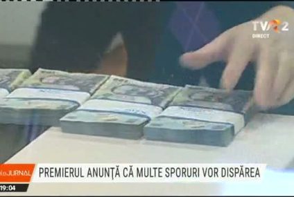 Premierul anunță că mai multe sporuri vor dispărea. Surse guvernamentale: Se va renunța la voucherele de vacanță