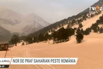 Nor de praf saharian peste România